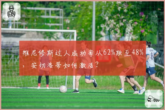 维尼修斯过人成功率从62%跌至48%，安切洛蒂如何激活？